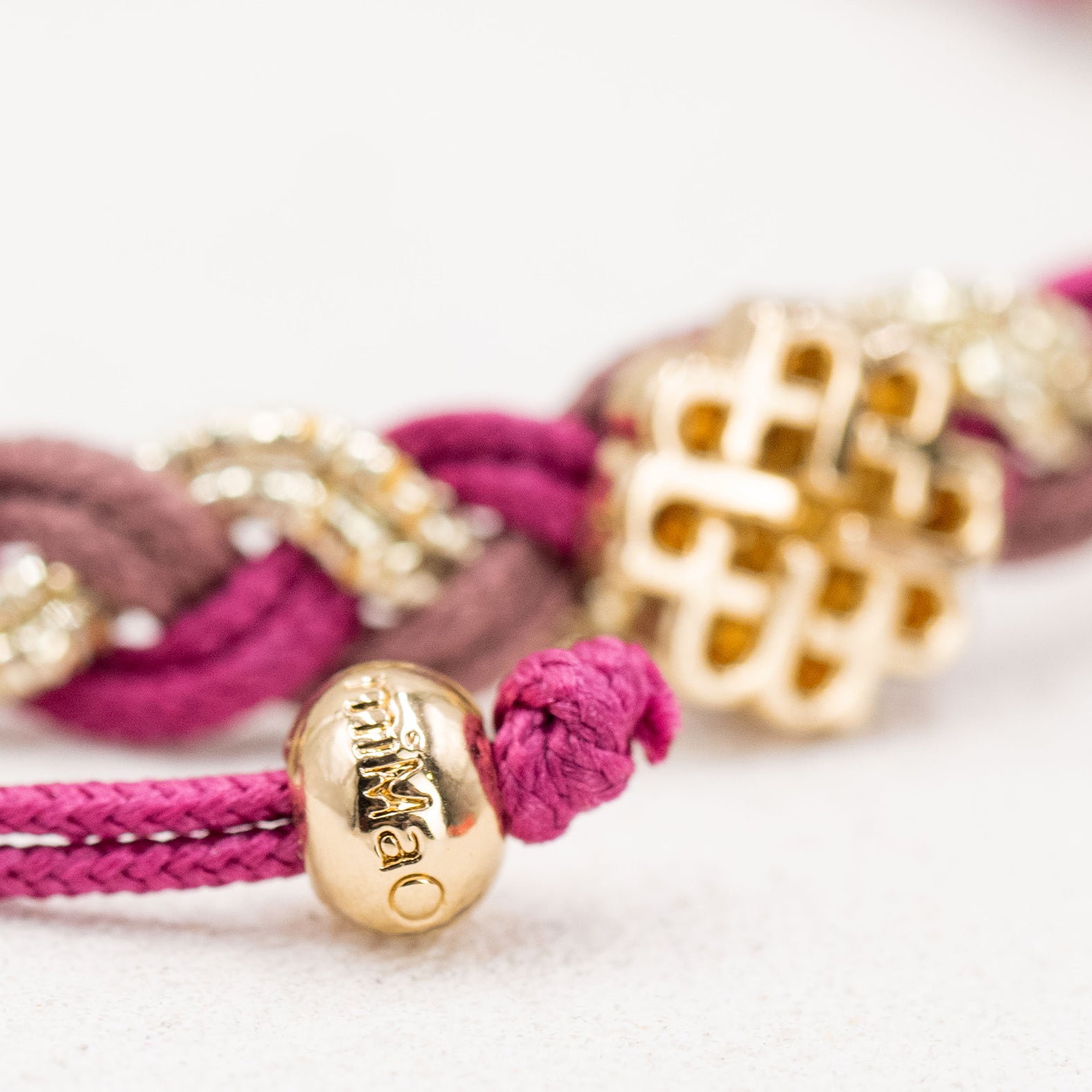 PULSERA DE LA POSITIVIDAD ORO - miMaO ®