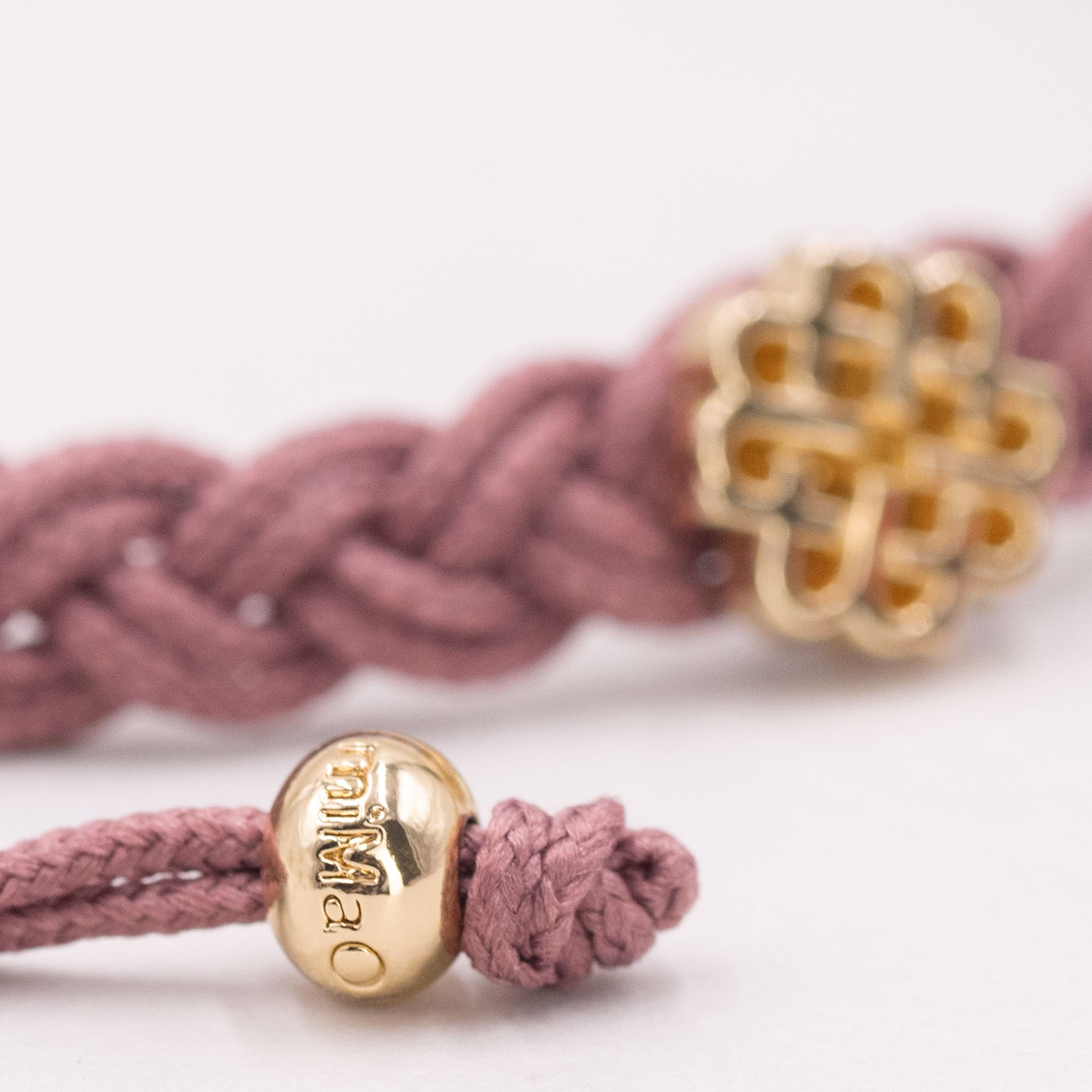 PULSERA ROSA DE LA EMPATÍA ORO - miMaO ®