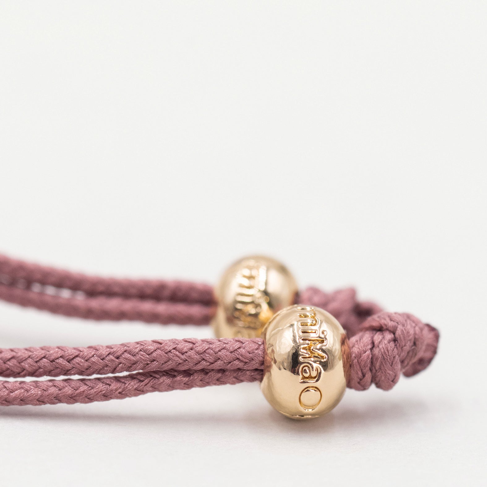 PULSERA ROSA DE LA EMPATÍA ORO - miMaO ®