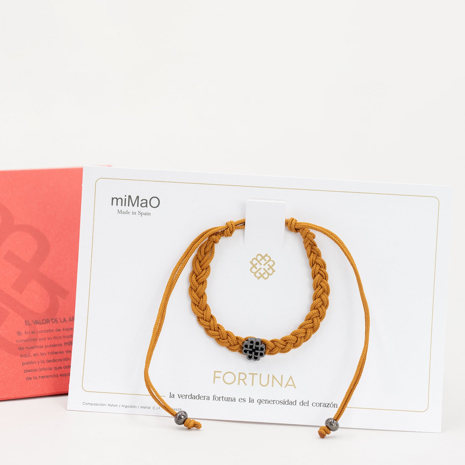 PULSERA MOSTAZA DE LA FORTUNA - miMaO ®