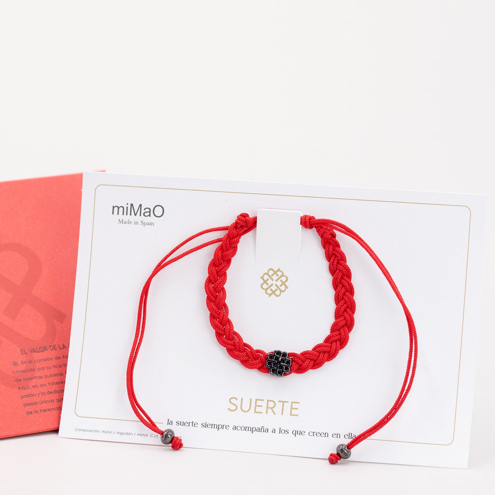 PULSERA ROJA DE LA SUERTE - miMaO ®