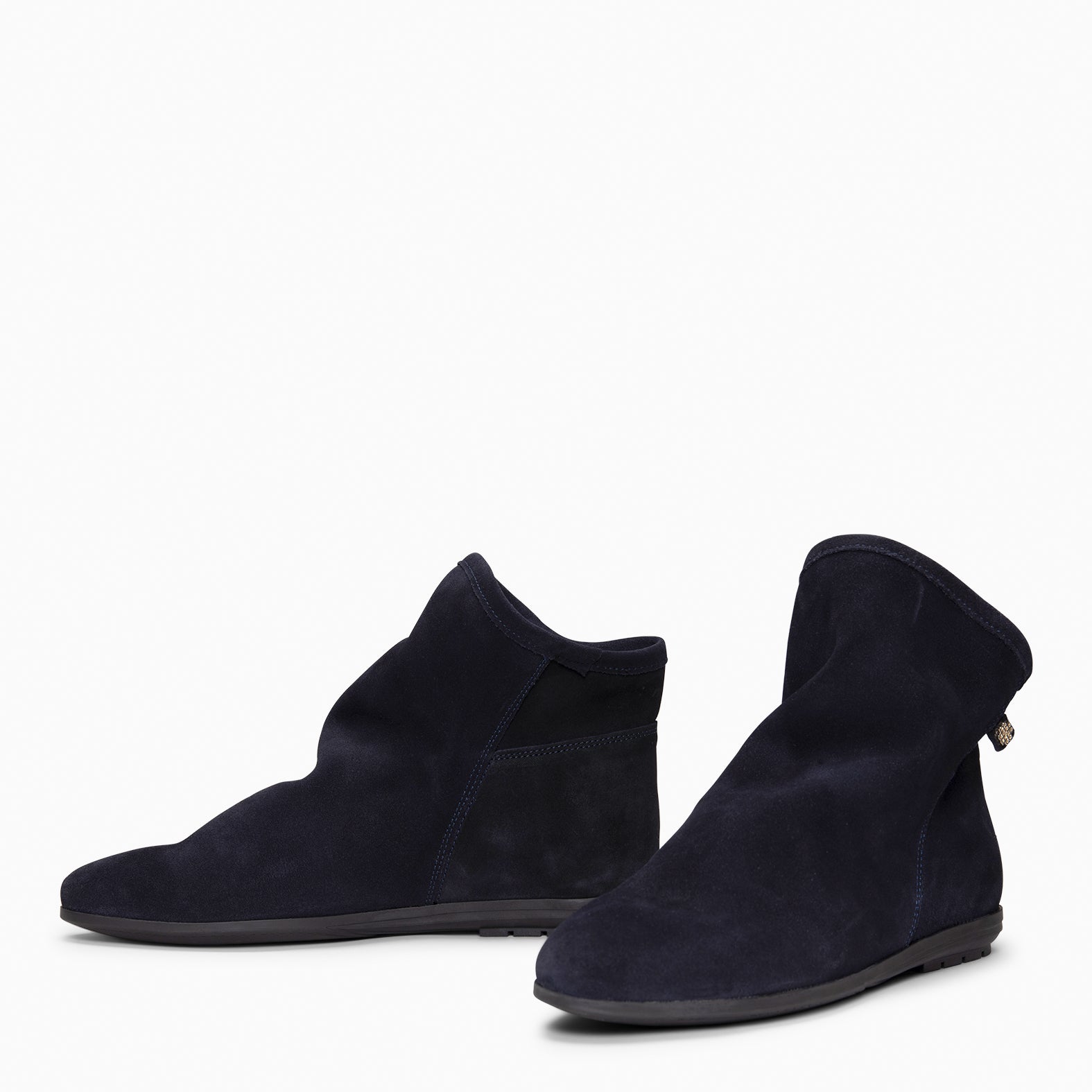 CHESS - Botines de ante con caña fruncida MARINO - miMaO ®