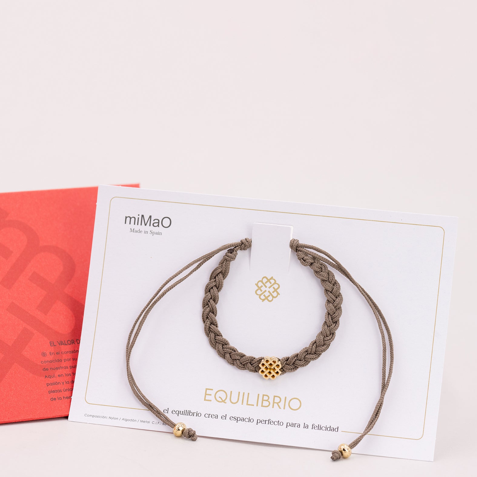 PULSERA TAUPE DEL EQUILIBRIO ORO - miMaO ®