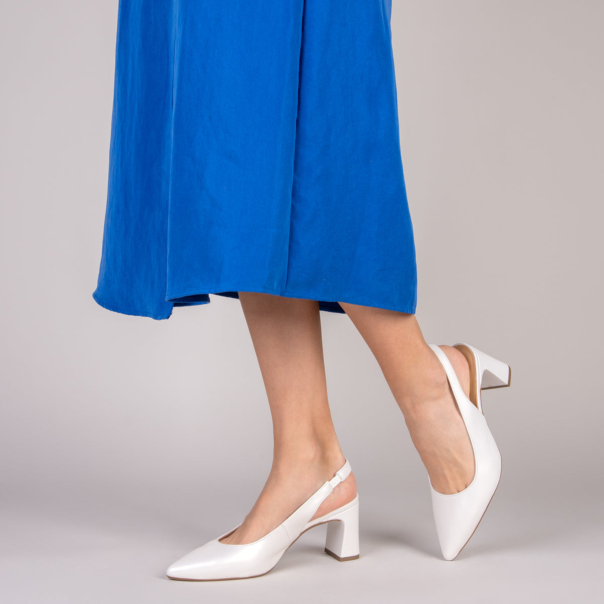 MIRIAM - Zapato de novia destalonado NÁCAR