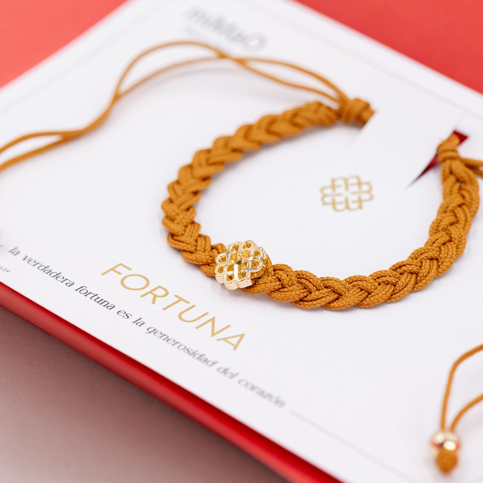 PULSERA MOSTAZA DE LA FORTUNA ORO - miMaO ®