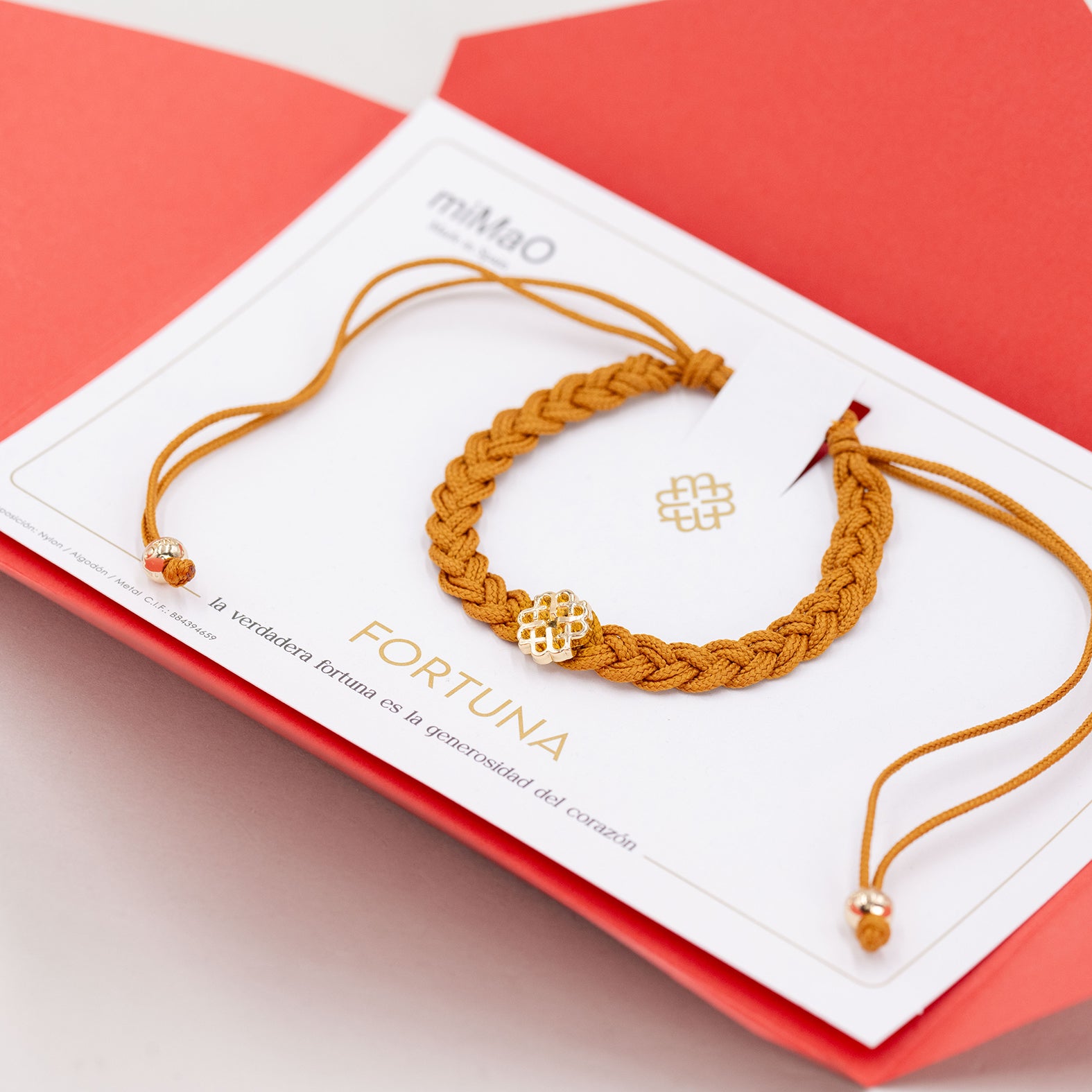 PULSERA MOSTAZA DE LA FORTUNA ORO - miMaO ®