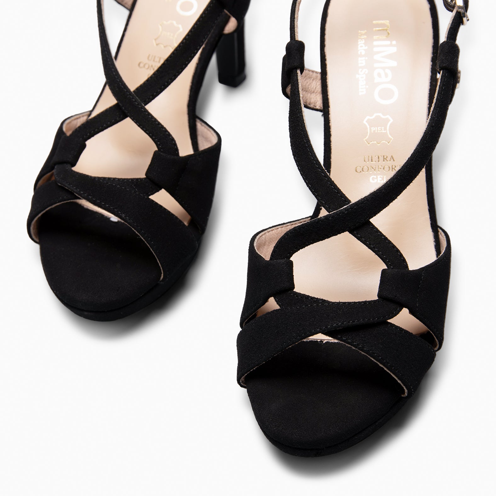 JUDITH - Sandalias de fiesta con tacón NEGRO
