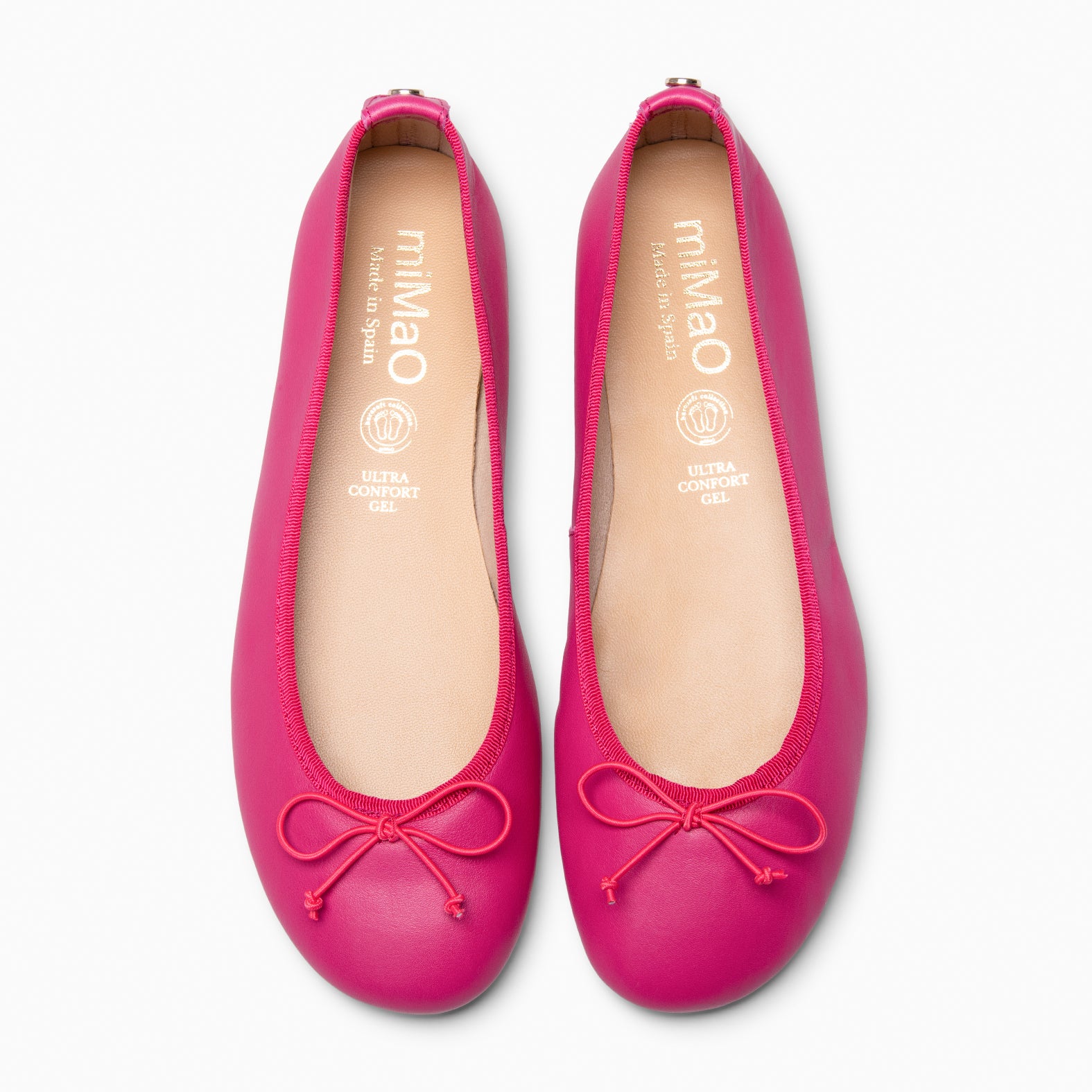 CAMPANILLA - Ballerines Baresoft à nœud FUCHSIA