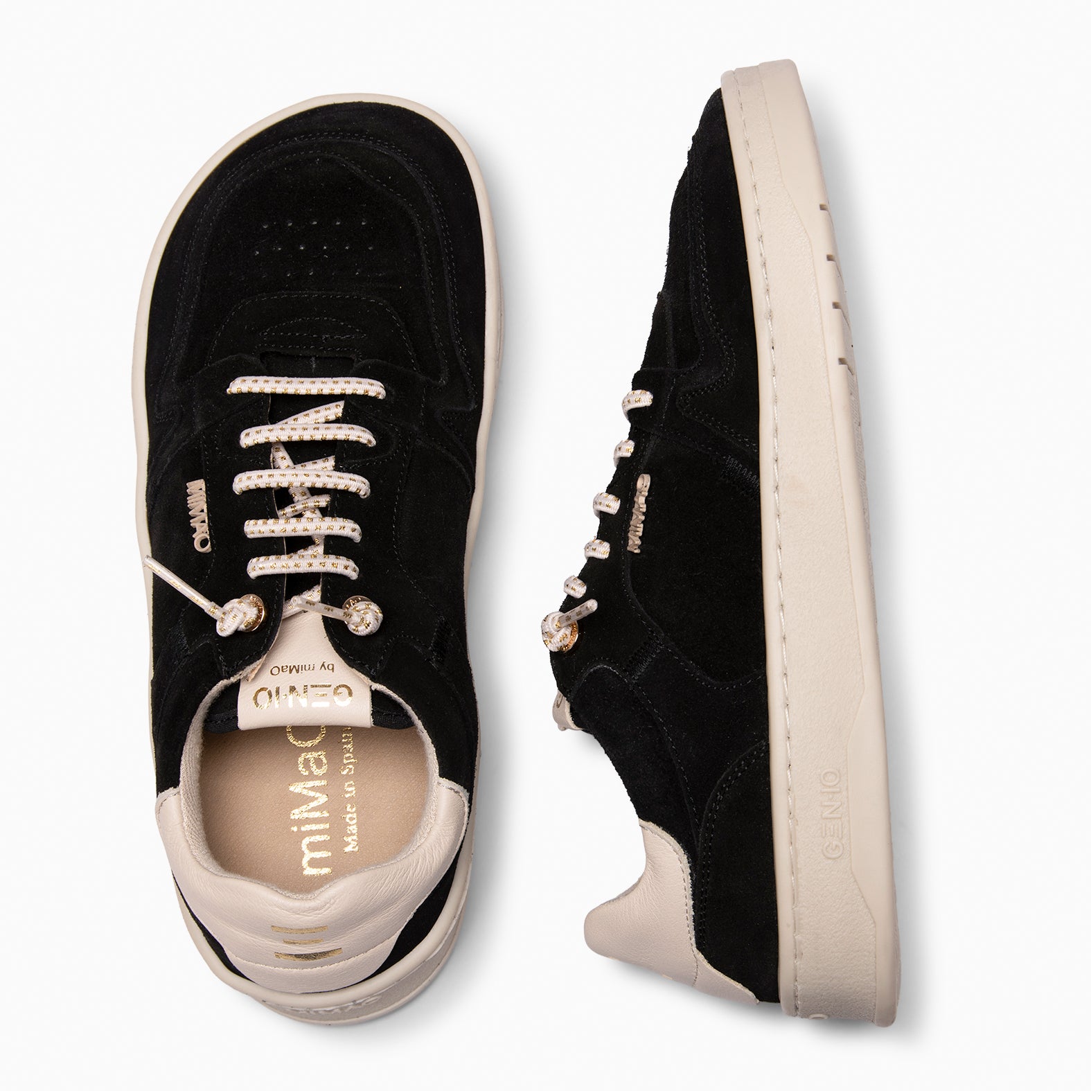 GEN-IO - Zapatillas baresoft NEGRO BEIGE