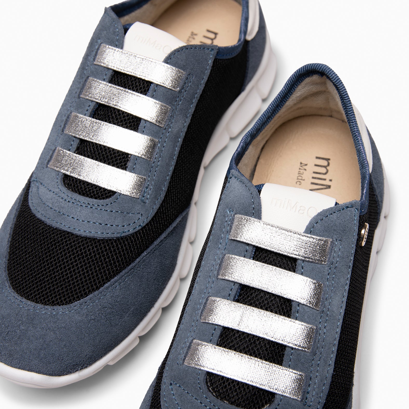 FÜSION 01 - Zapatillas para mujer multi-material AZUL