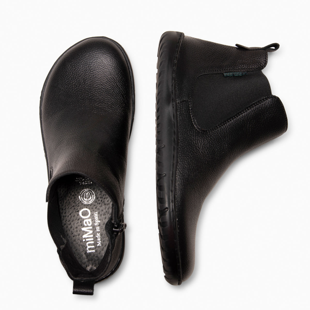 SAND -Botines tipo barefoot con elástico NEGRO - miMaO ®