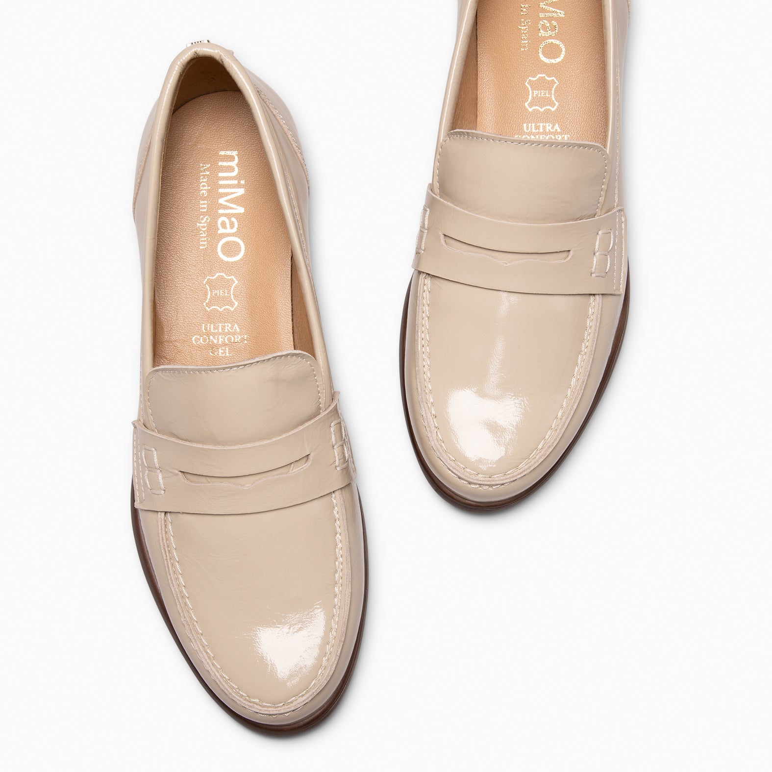 ABBY - MOCASÍN ELEGANTE BEIGE - miMaO ®