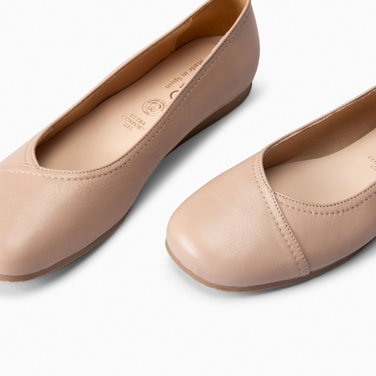 PLUMA - BAILARINA ESTILO BARESOFT TAUPE - miMaO ®