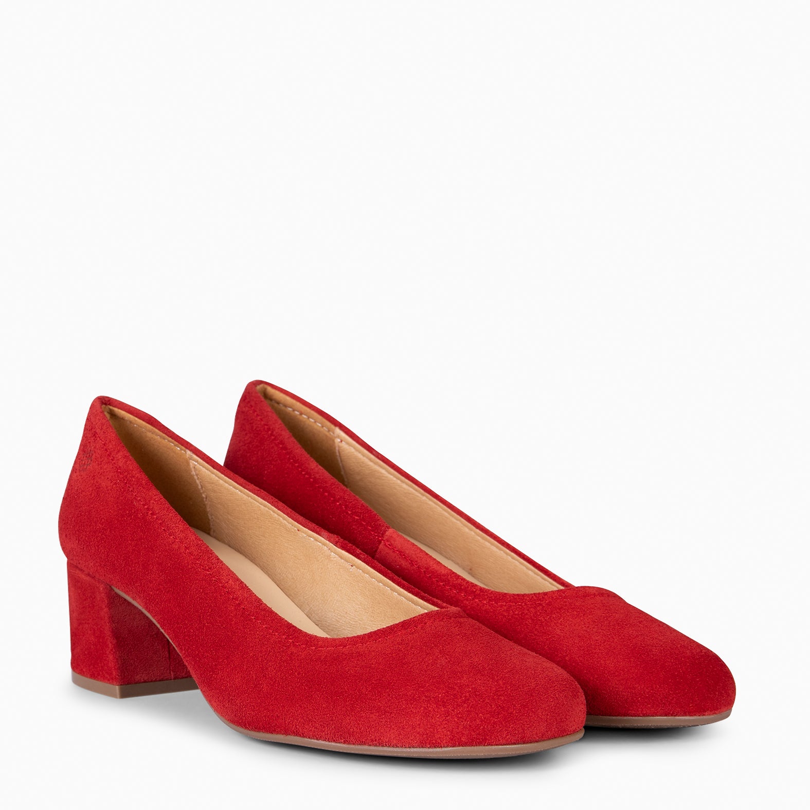URBAN BARESOFT - RED WIDE HEEL