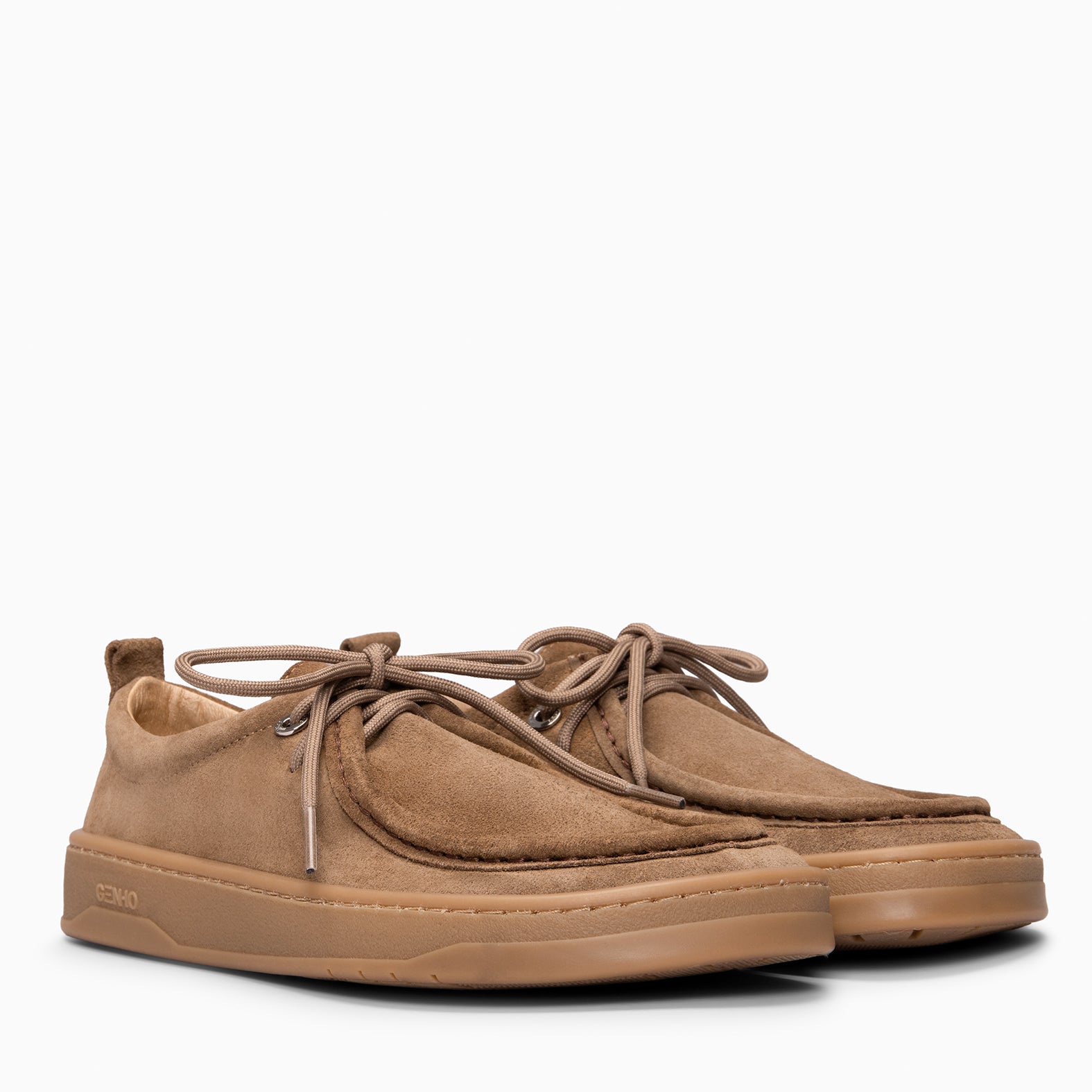 NIMBO - TAUPE Baresoft lace-up loafers