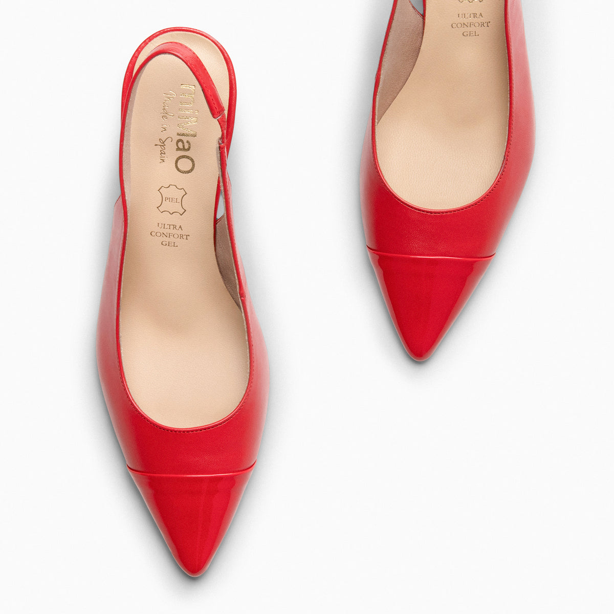 DIANA - Zapato con puntera afilada ROJO