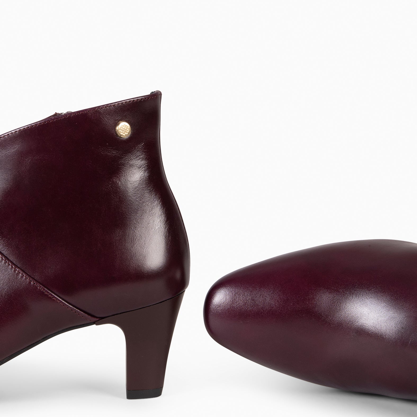 LADY - Botines napa mujer BURDEOS - miMaO ®