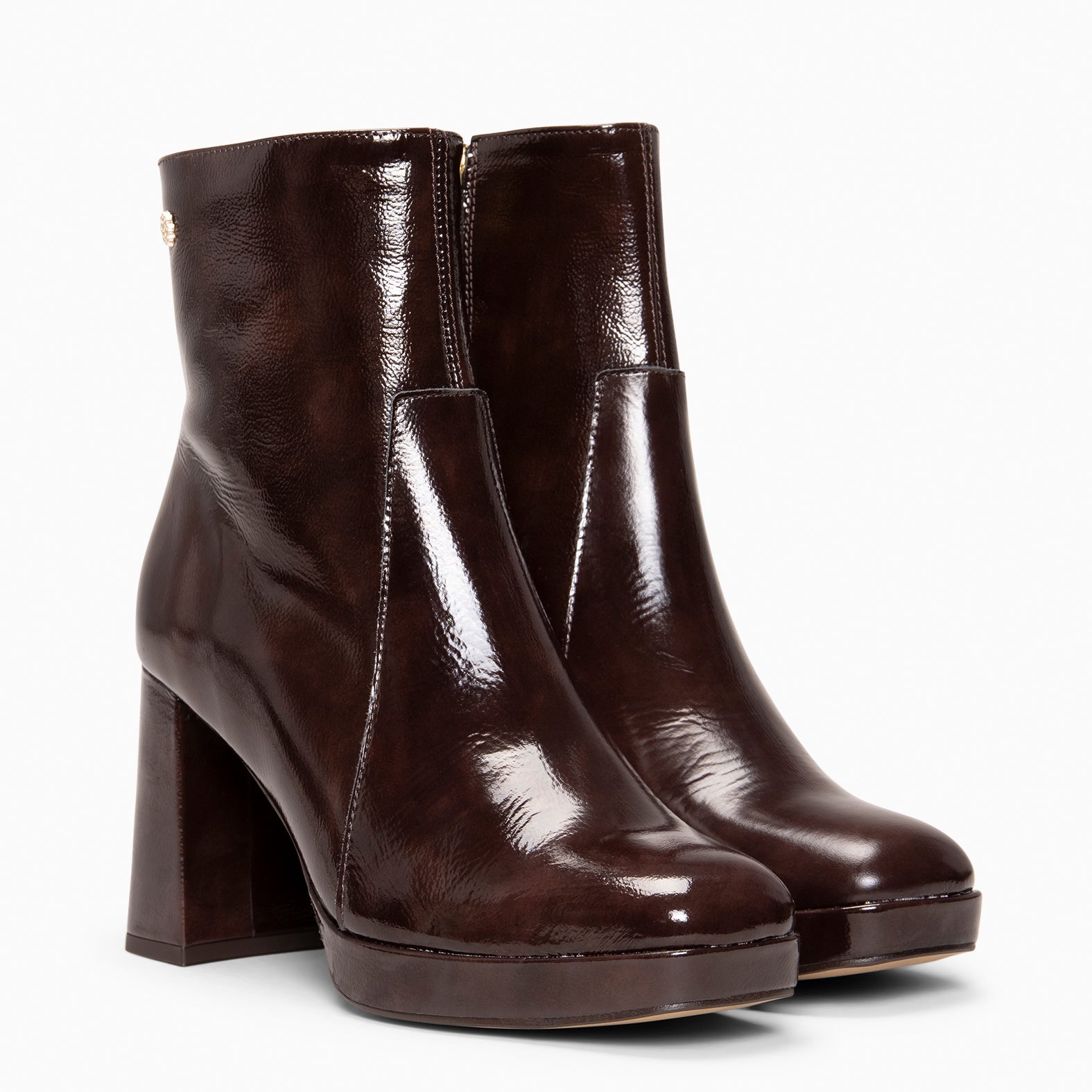 NOX - Botines de tacón alto MARRON - miMaO ®