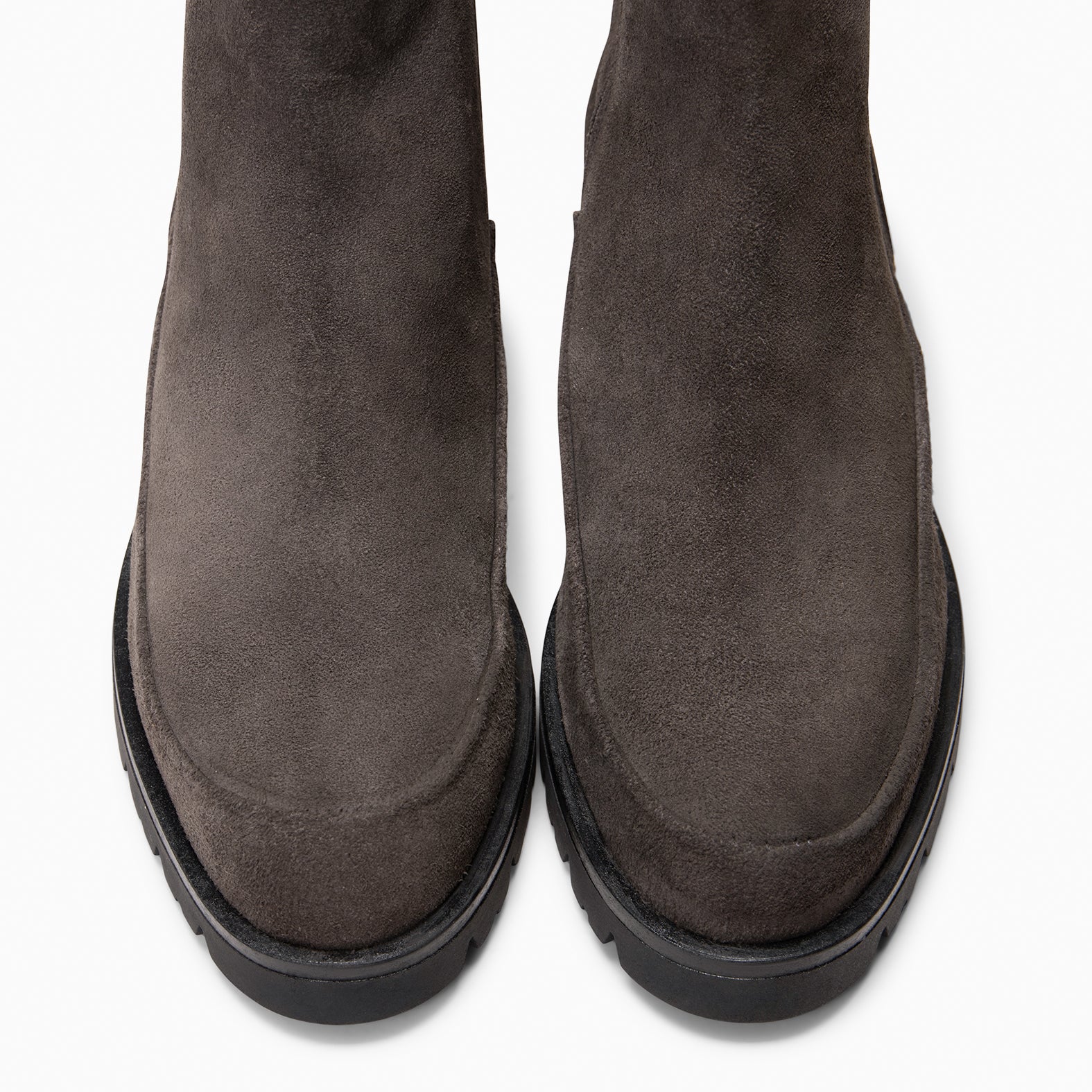 BRISTOL - Botines de ante con cuña GRIS - miMaO ®