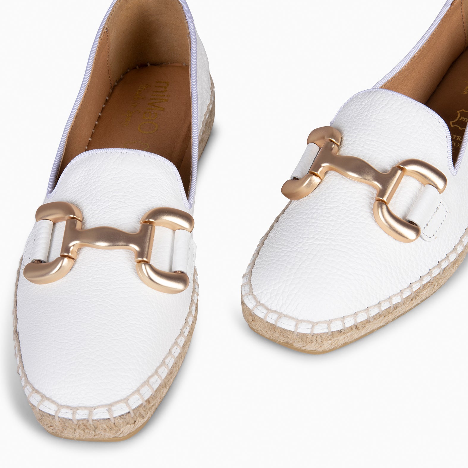 MERAYA - ALPARGATA ELEGANTE BLANCO