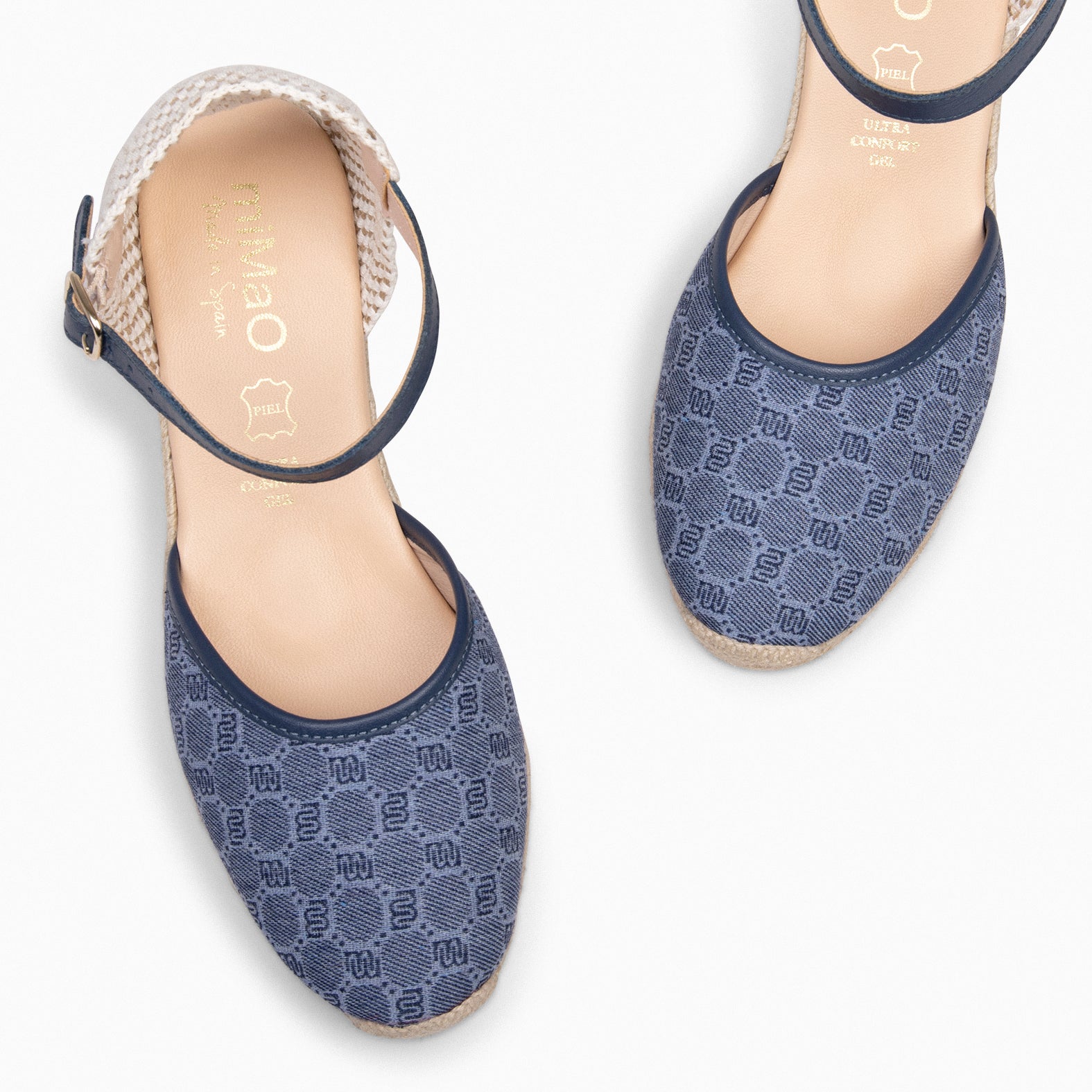 TOSSA - Cuñas de esparto AZUL - miMaO ®