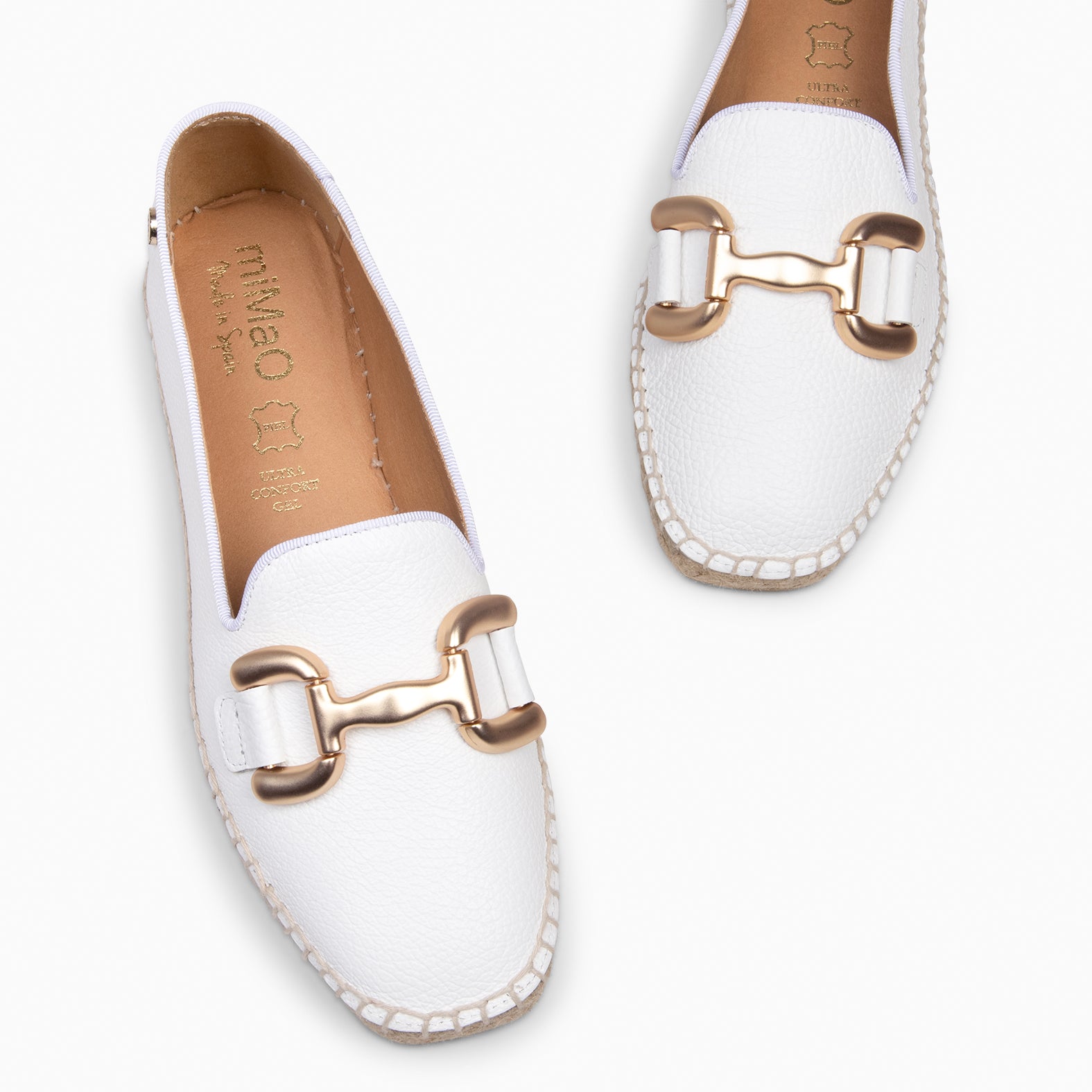 MERAYA - ALPARGATA ELEGANTE BLANCO