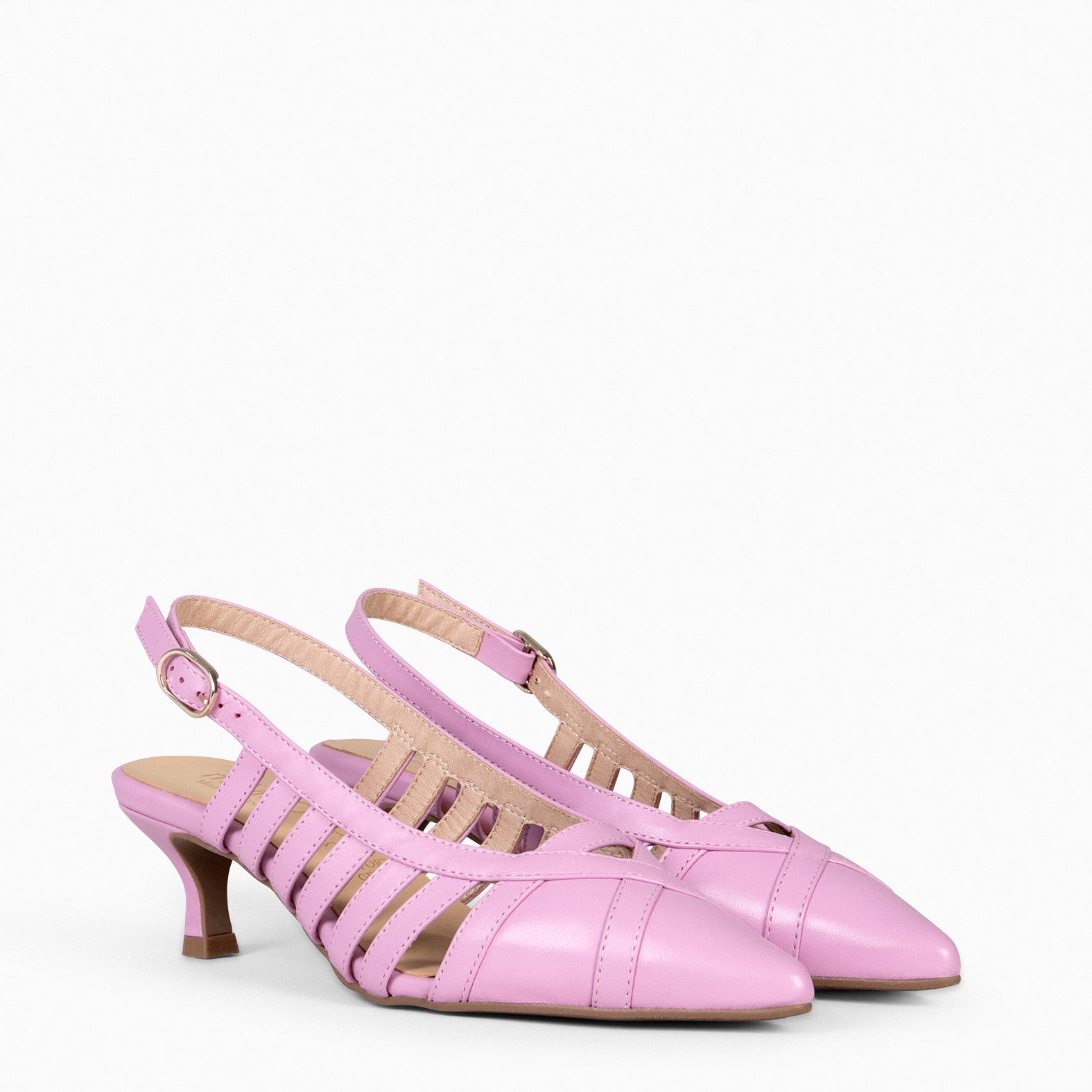 JADE - SAPATO DE SALTO KITTEN MALVA