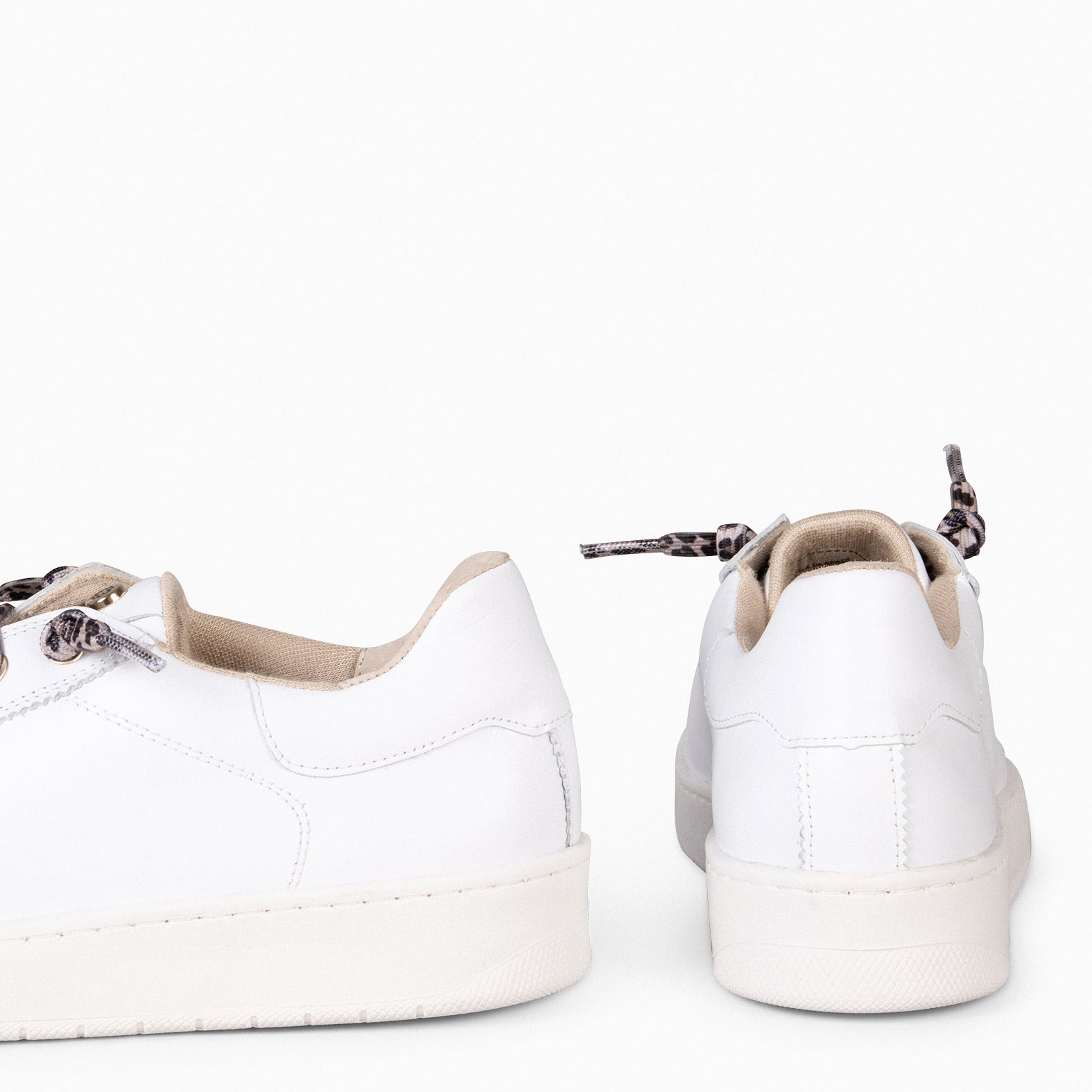 NANTES - Zapatillas Elegantes BLANCO LEOPARDO - miMaO ®