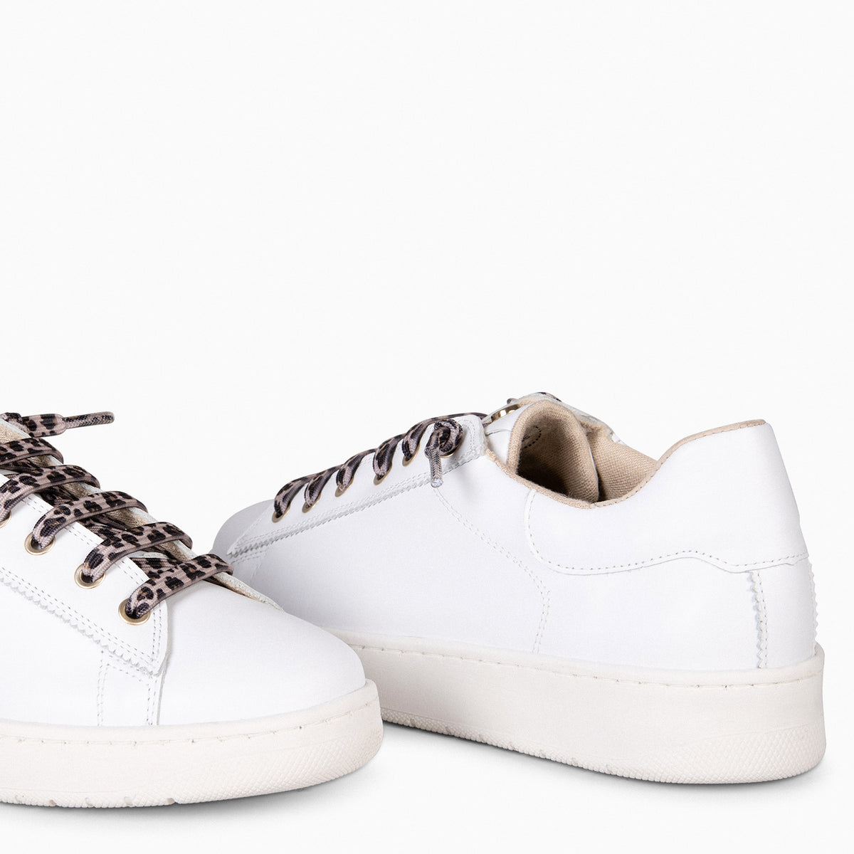 NANTES - Zapatillas Elegantes BLANCO LEOPARDO - miMaO ®