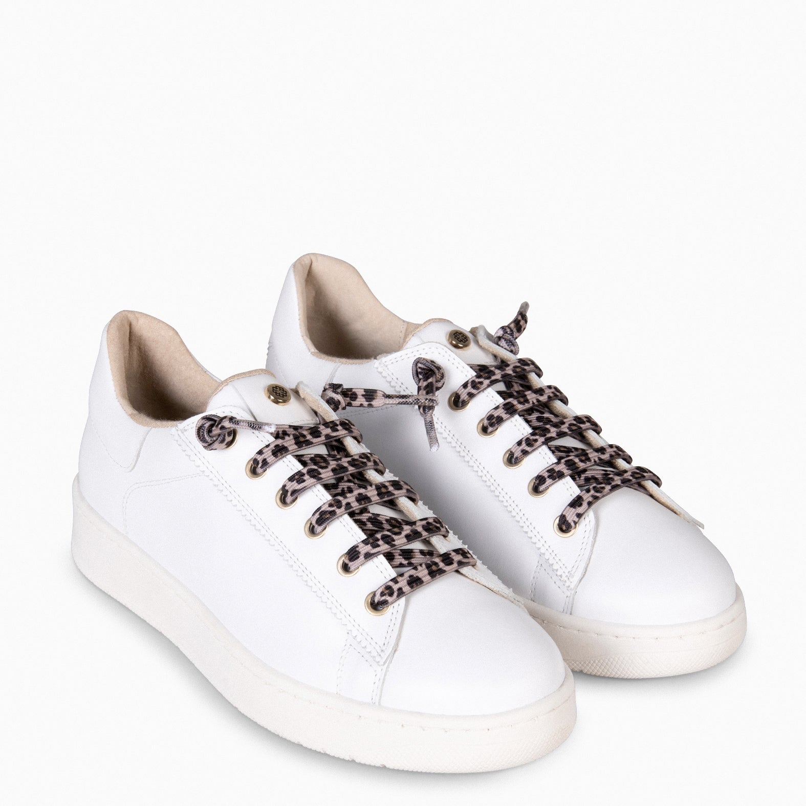 NANTES - Zapatillas Elegantes BLANCO LEOPARDO - miMaO ®