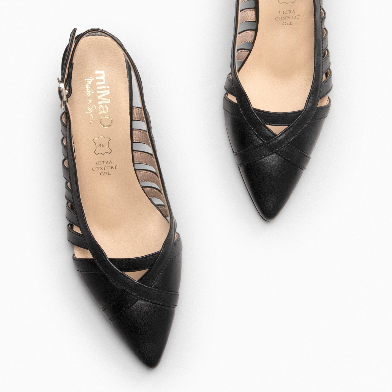 JADE - Zapato tacón Kitten NEGRO - miMaO ®