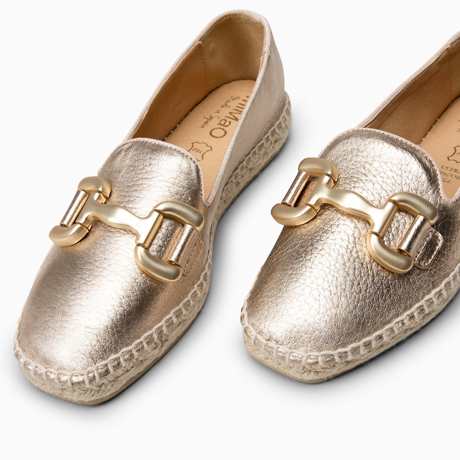 MERAYA - GOLDEN ELEGANT ESPADRILLES