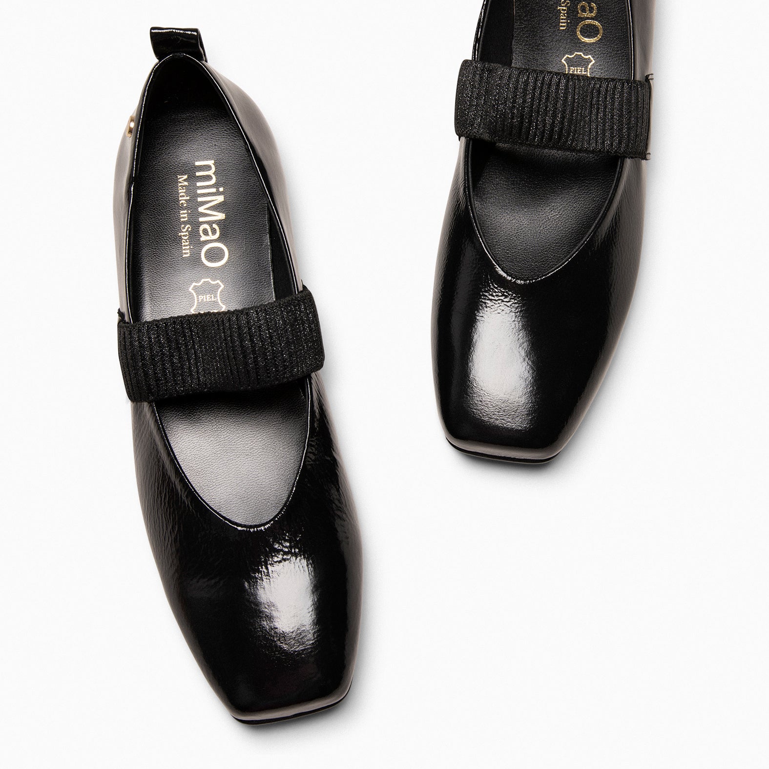 ALINA – BLACK Mary-Jane with square toe