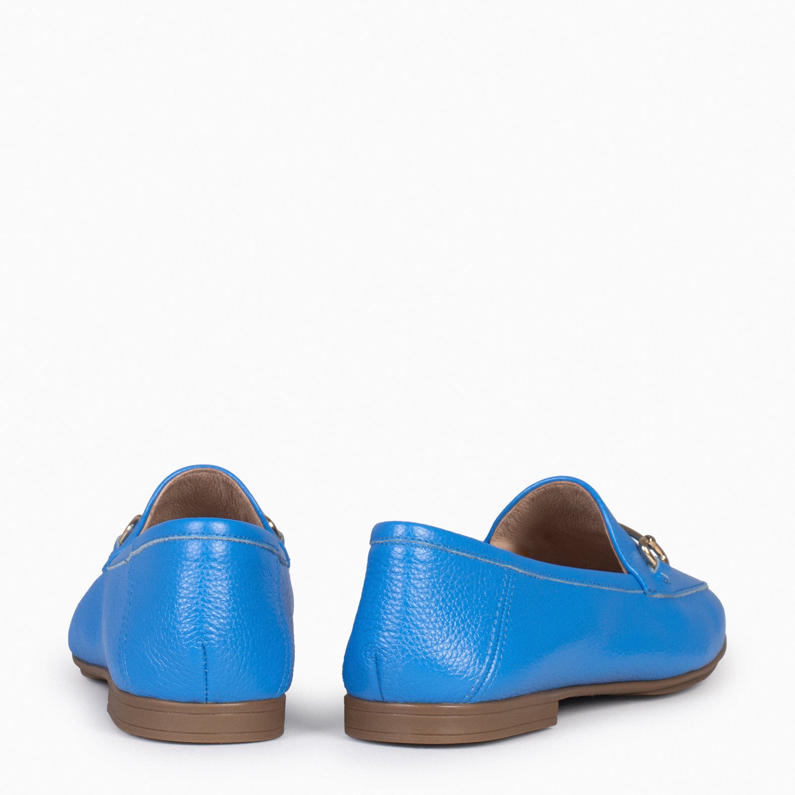 STYLE – Mocassins plats BLEU