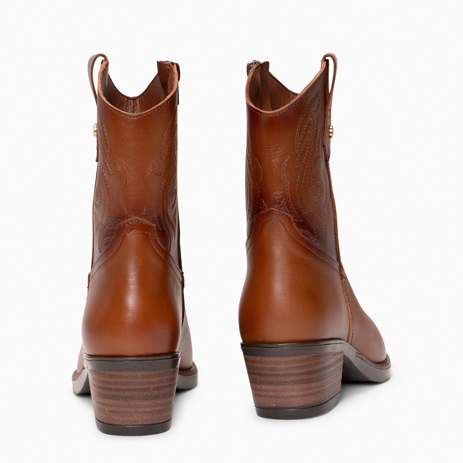 CYRUS - Botines cowboy MARRON - miMaO ®