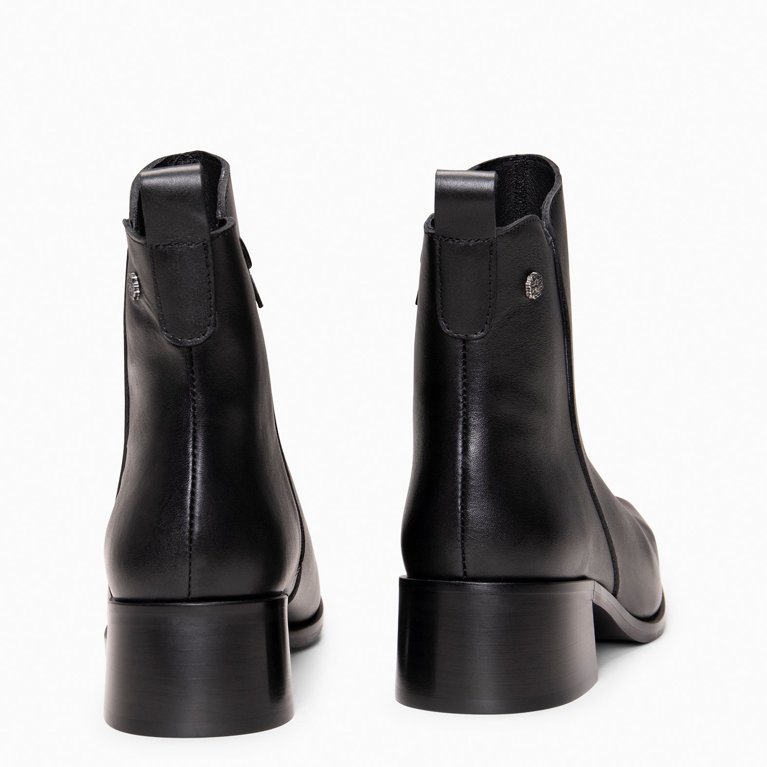 BERLIN - Botines bajos de mujer de piel NEGRO - miMaO ®