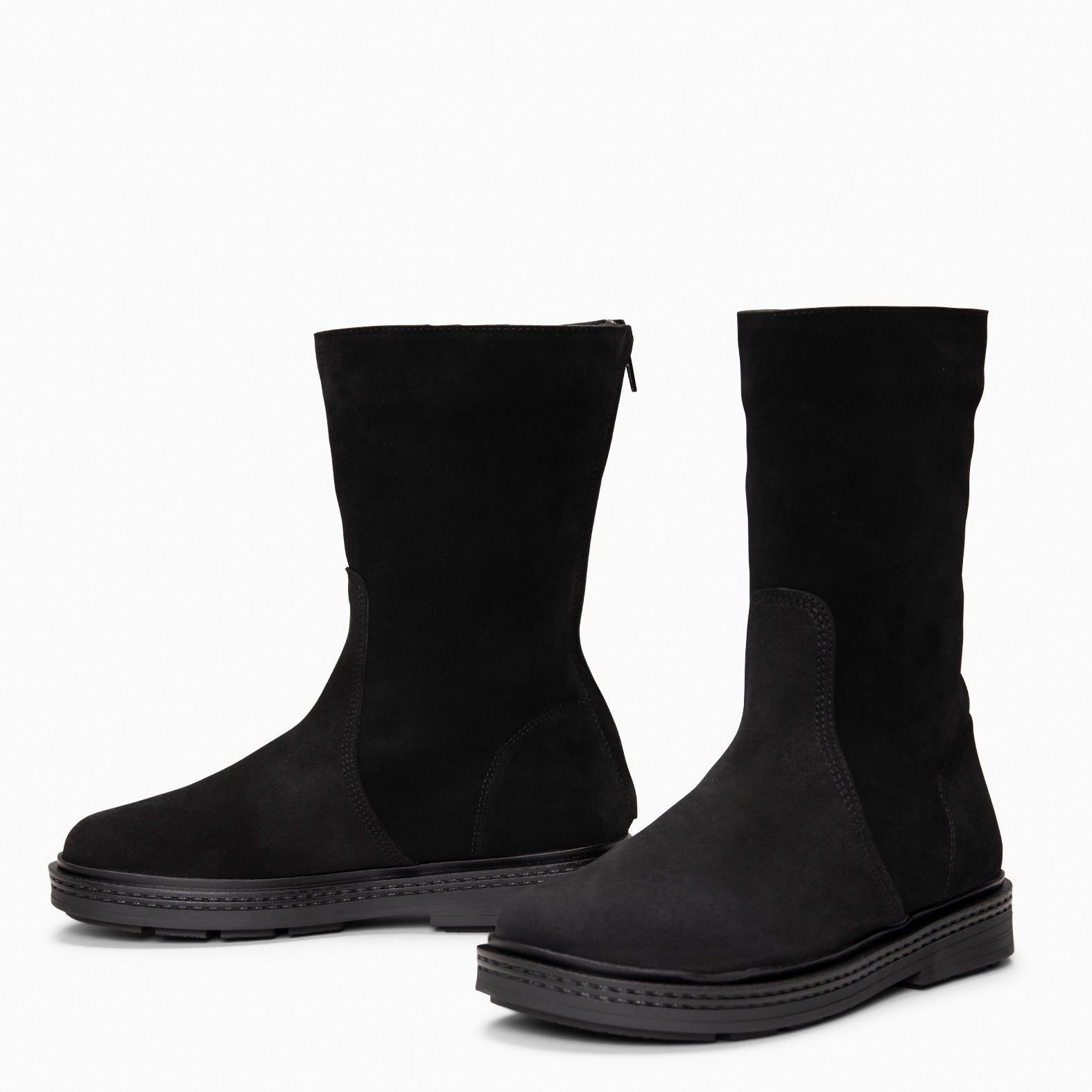 SNOW - Botines forrados de piel NEGRO - miMaO ®