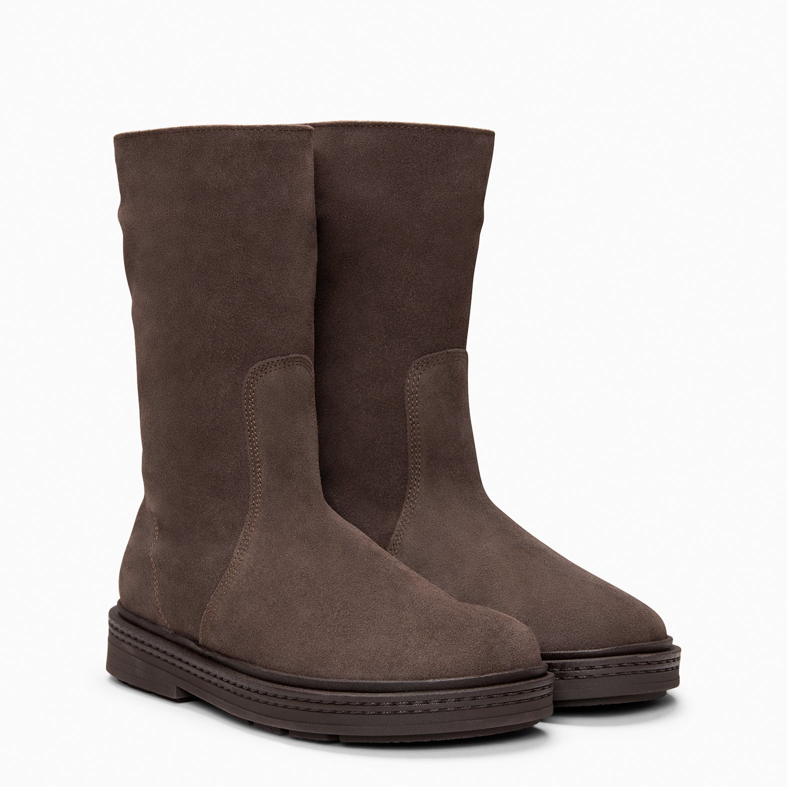 SNOW - Botines forrados de piel MARRON - miMaO ®