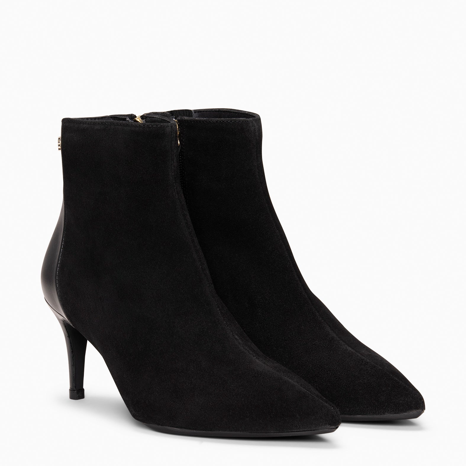 NIGHT - Botines elegantes de tacón fino NEGRO - miMaO ®