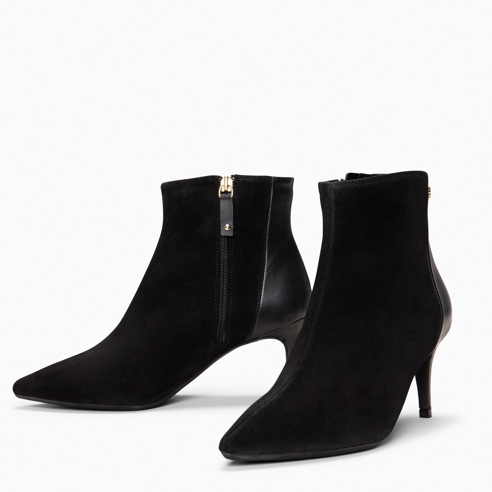 NIGHT - Botines elegantes de tacón fino NEGRO - miMaO ®