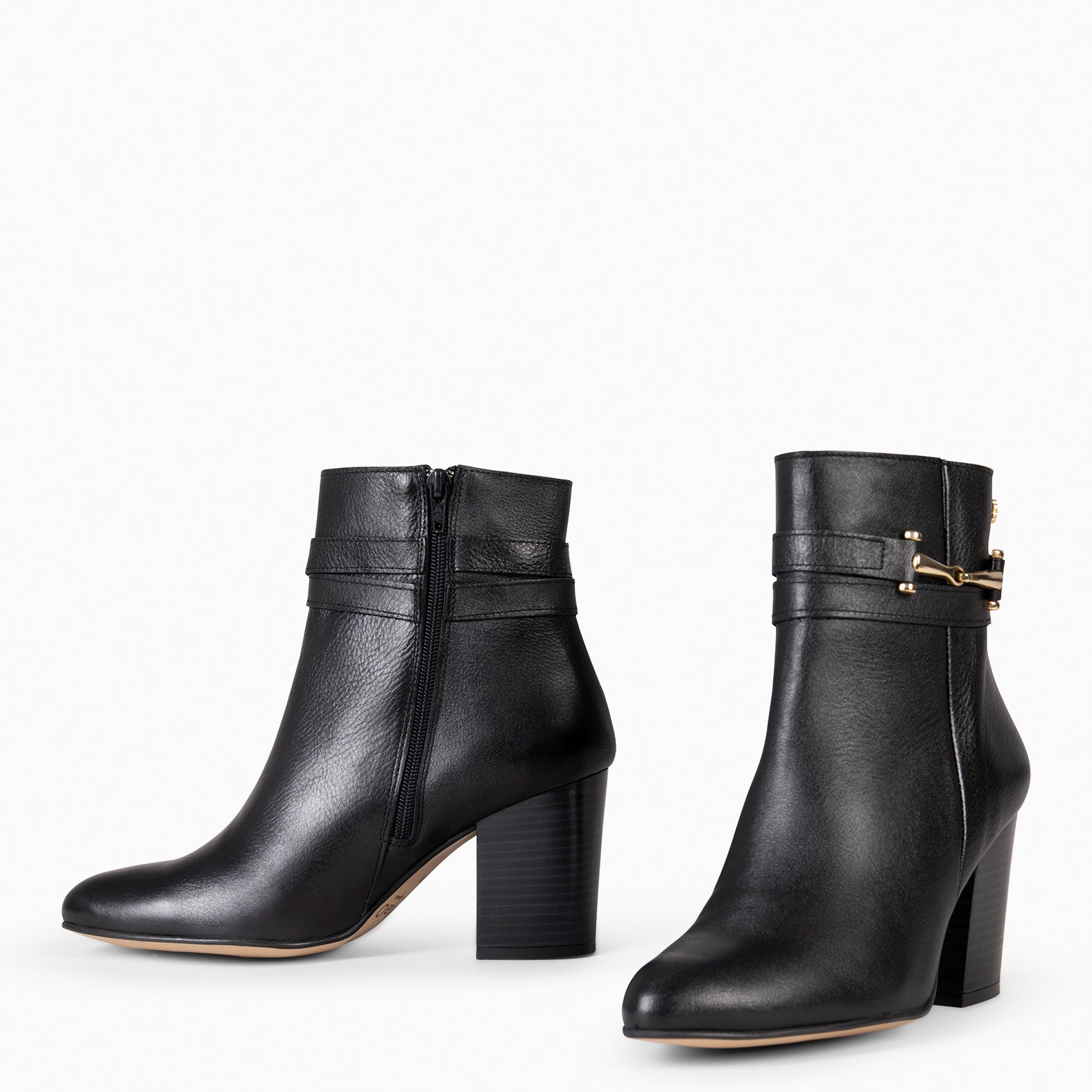 PALACE – Botin con tacón NEGRO - miMaO ®