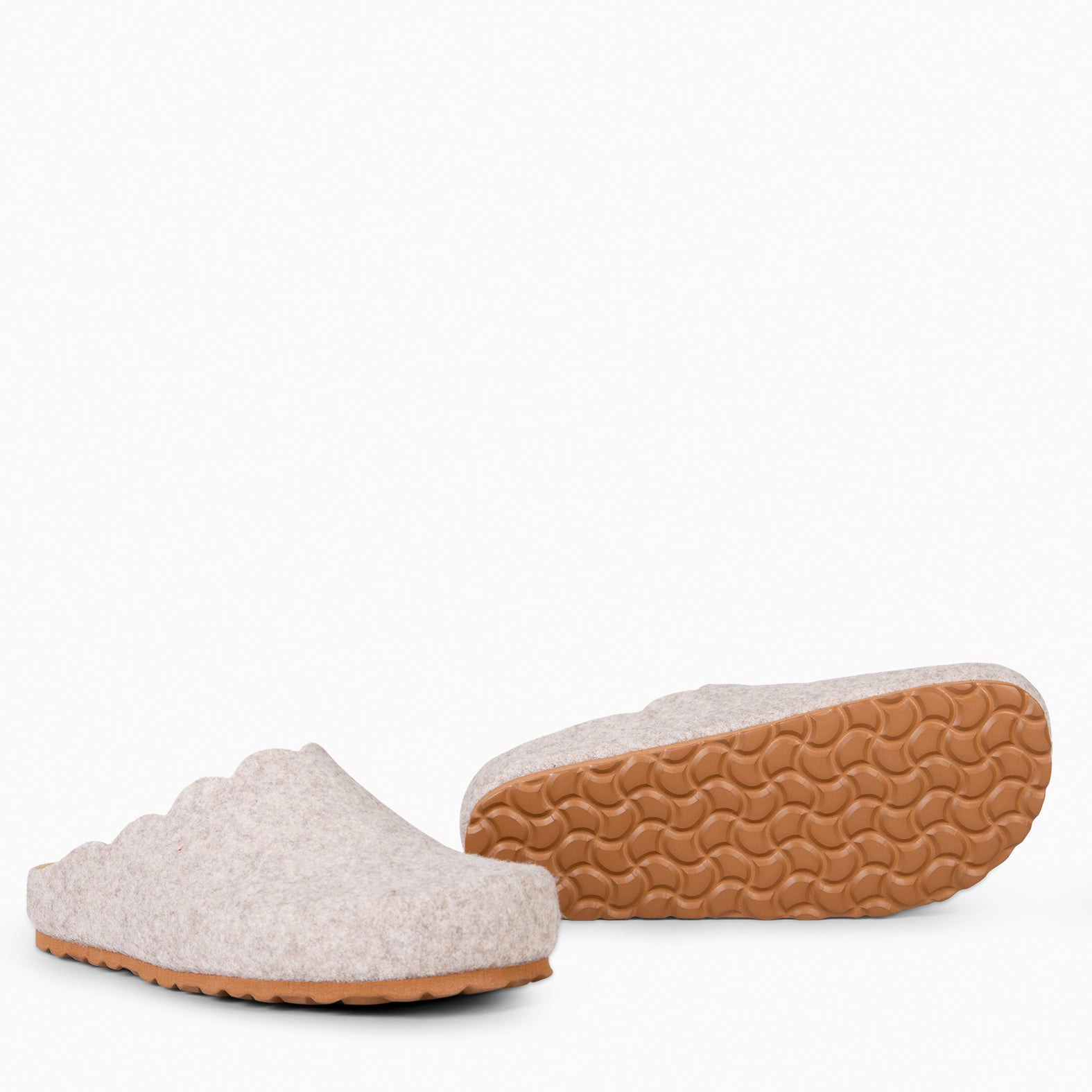 SWEET HOME - Zapatillas de estar por casa de mujer BEIGE - miMaO ®