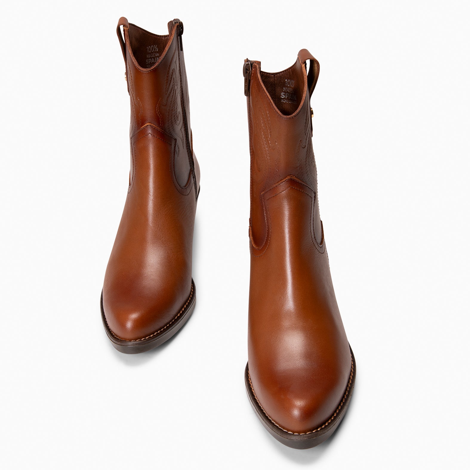 CYRUS - Botines cowboy MARRON - miMaO ®