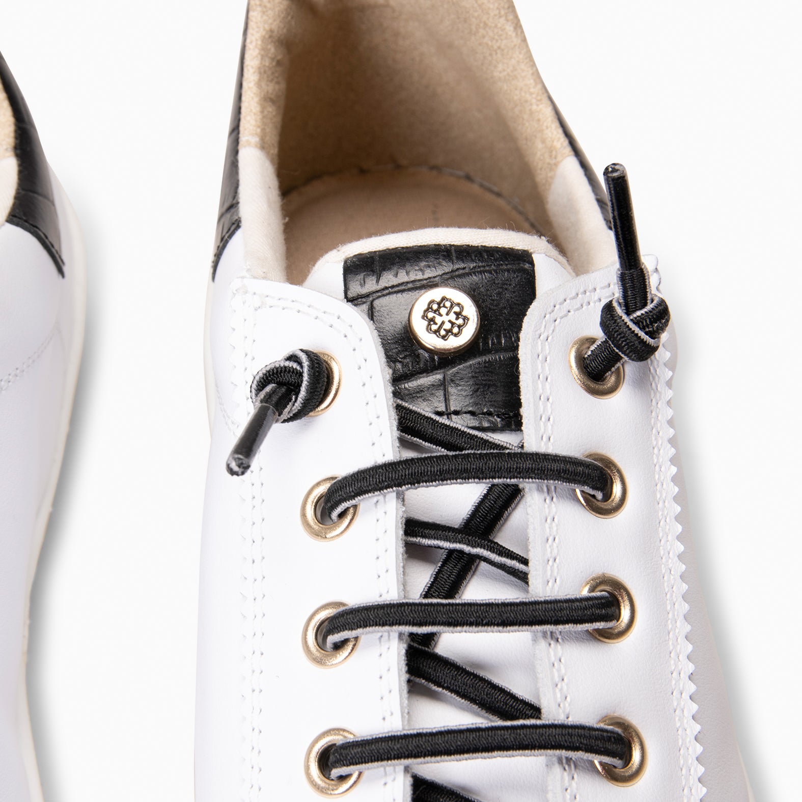 NANTES - Zapatillas Elegantes BLANCO NEGRO - miMaO ®