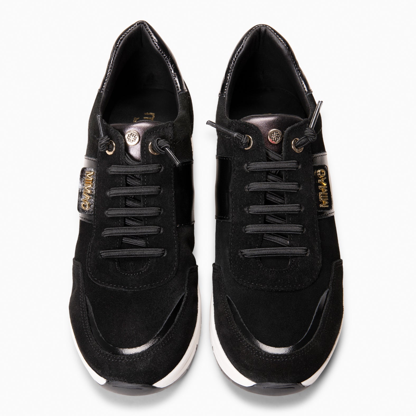 PAU - Zapatillas con cuña NEGRO - miMaO ®