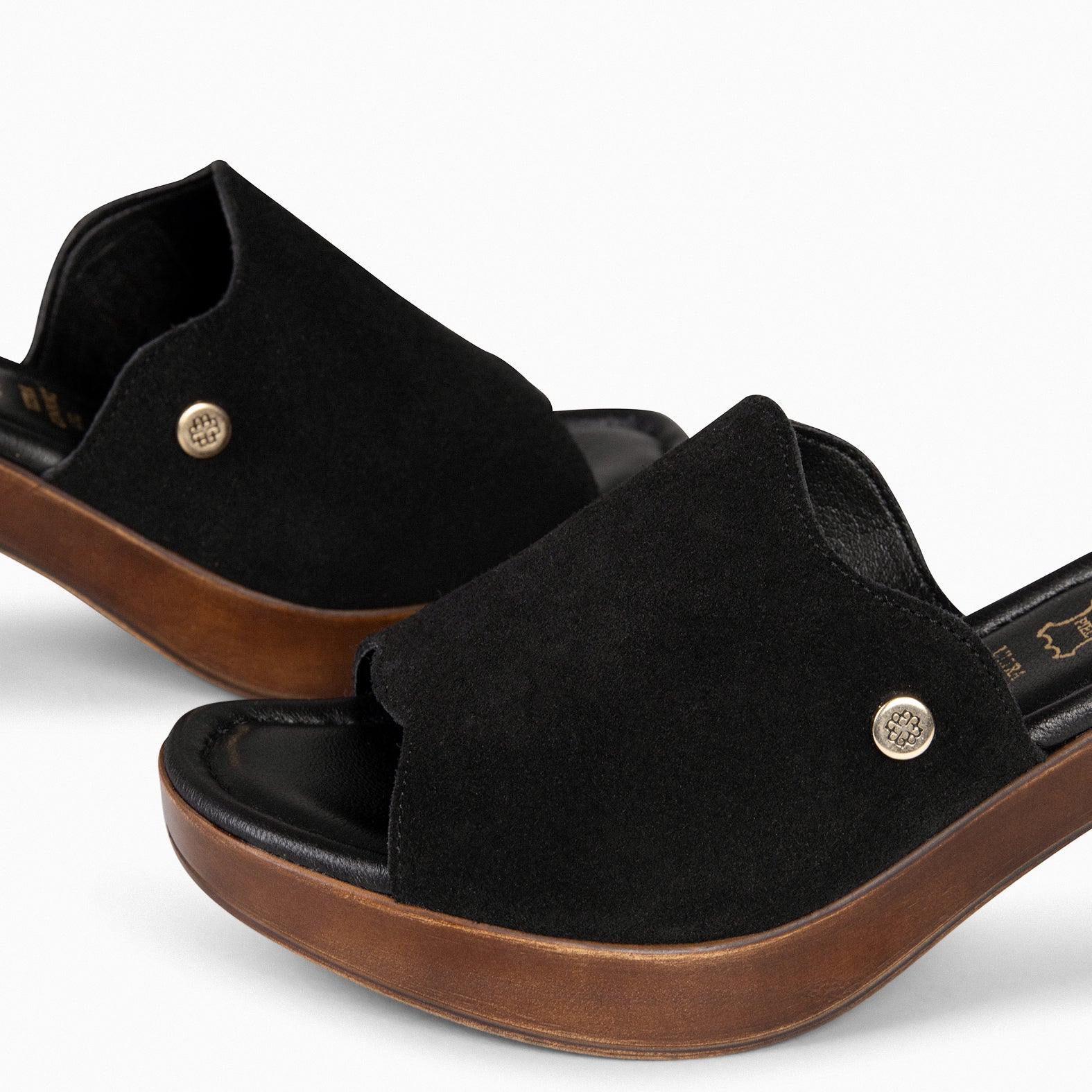 ADELA - Zuecos con tacón NEGRO - miMaO ®