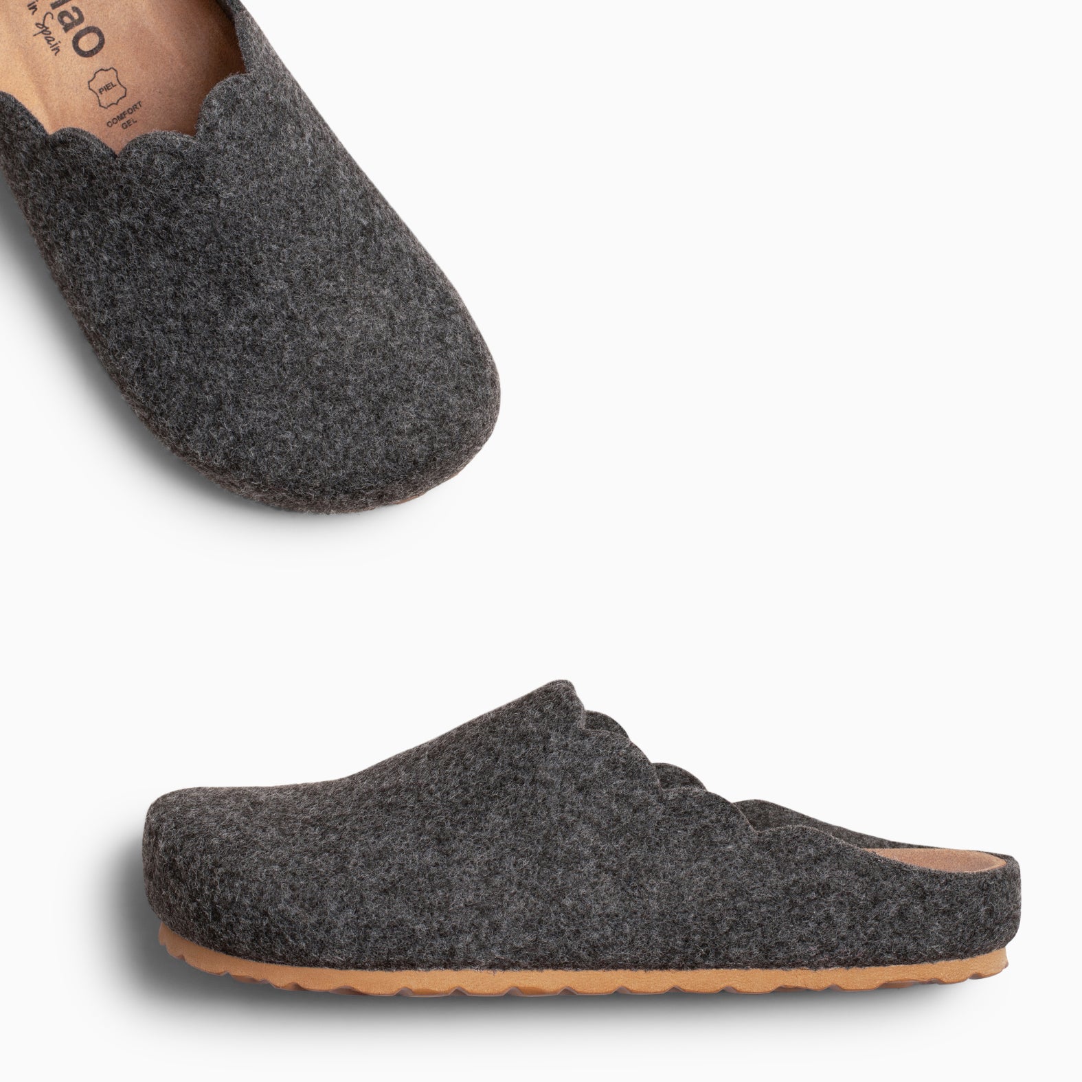 SWEET HOME - Zapatillas de estar por casa de mujer GRIS OSCURO - miMaO ®
