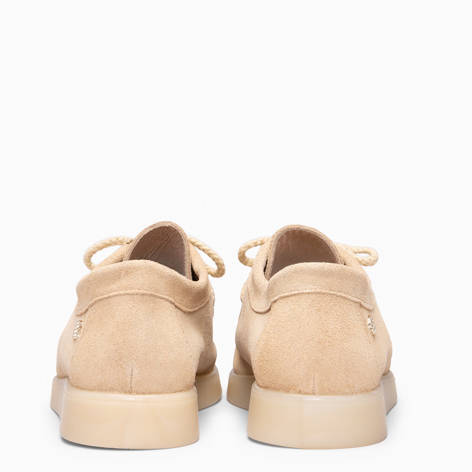 TUPI - BEIGE Suede leather loafers