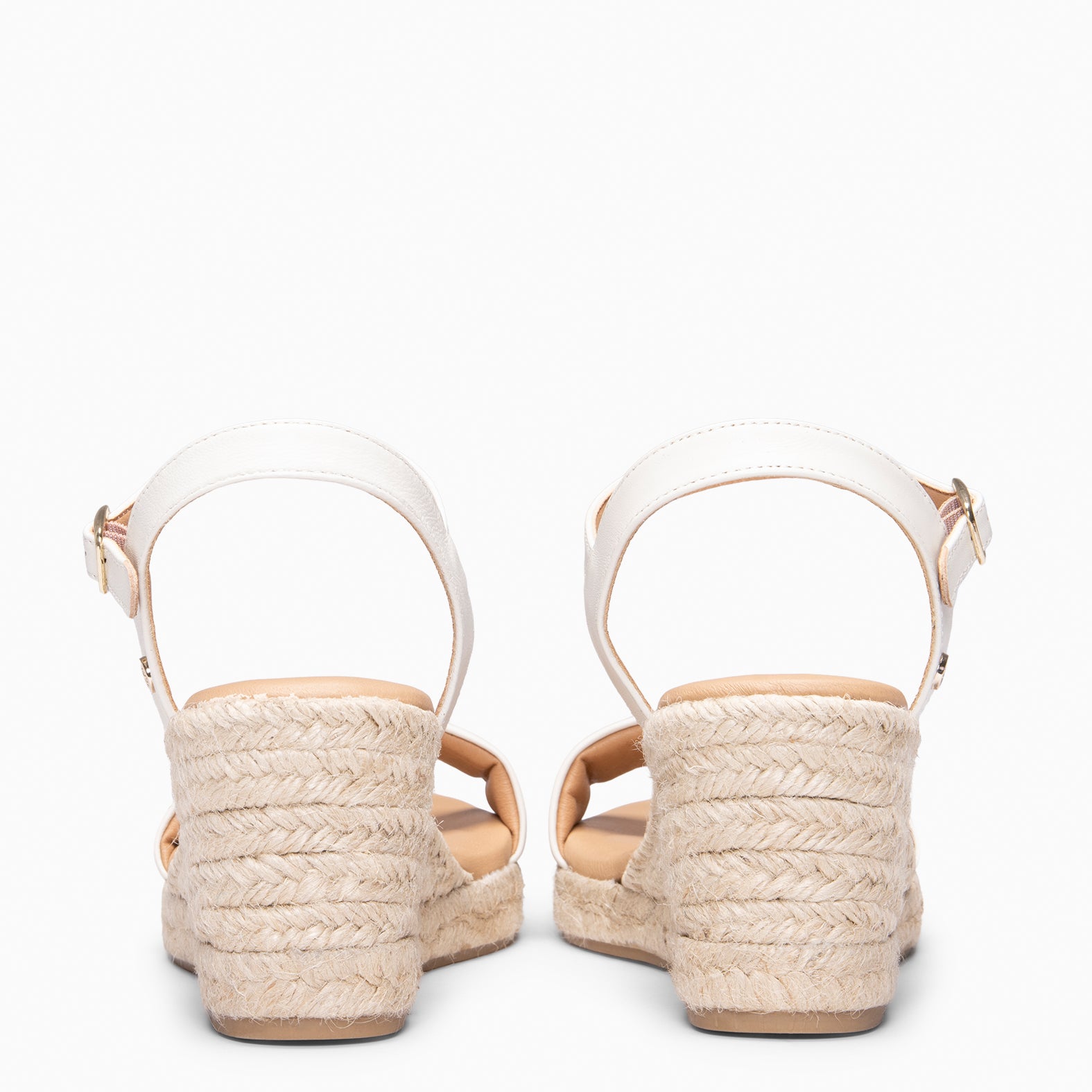 ADRA - WHITE Espadrilles open toe 