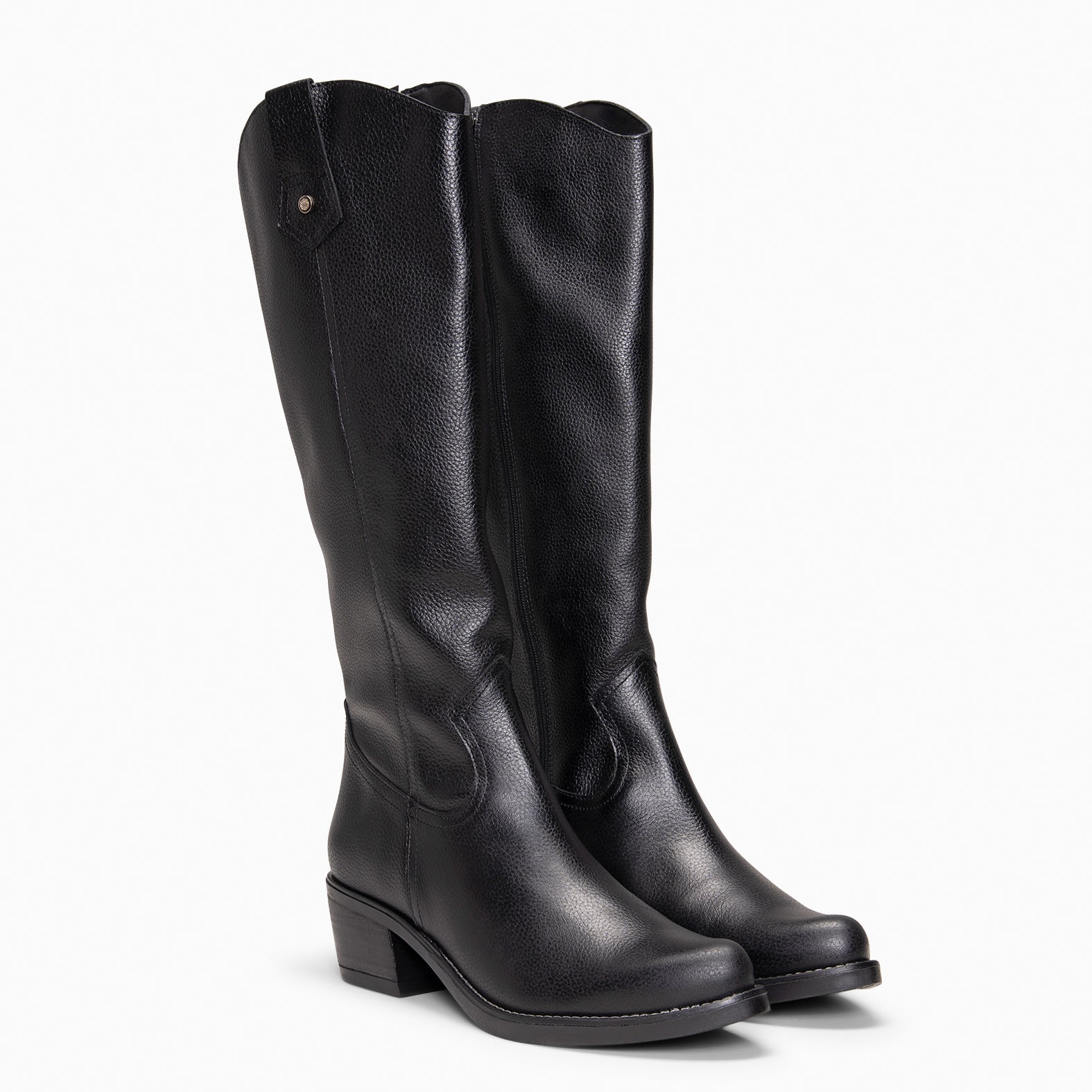 VALLEY - Botas altas de tacón NEGRO - miMaO ®